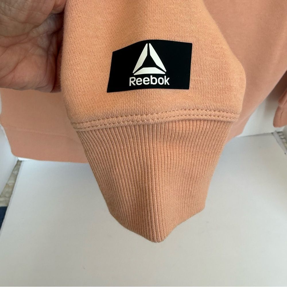 Reebok Oversized Light Coral Hoodie — Fits Like Medium-EUC - Picture 8 of 13